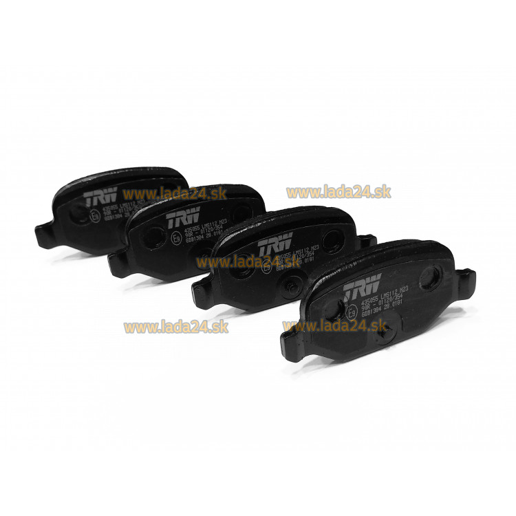 Brzdové doštičky zadné TRW