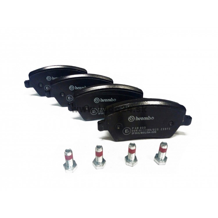 Brzdové doštičky predné