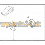 Klaksón - vysoký tón