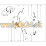 Bezpečnostný pás predný pravý