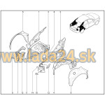 Držiak zadného nárazníka