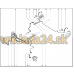 Hadica brzdová zadná