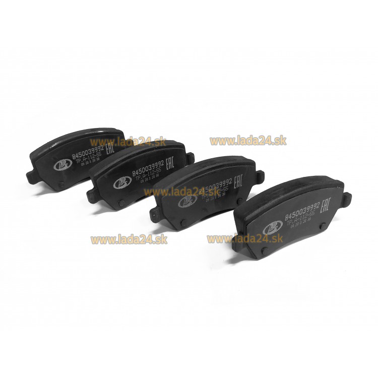 Brzdové doštičky predné