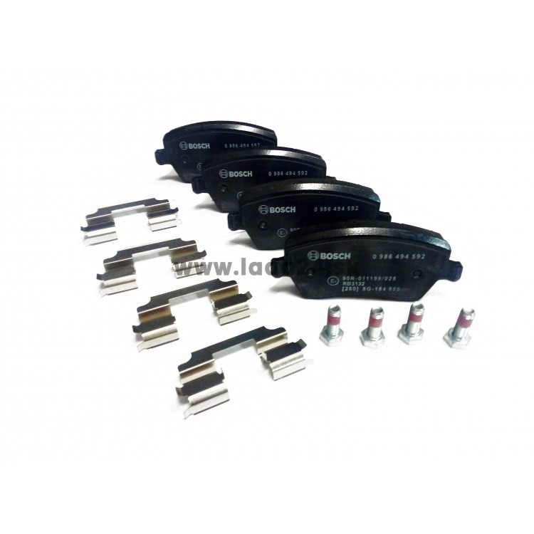 Brzdové doštičky predné