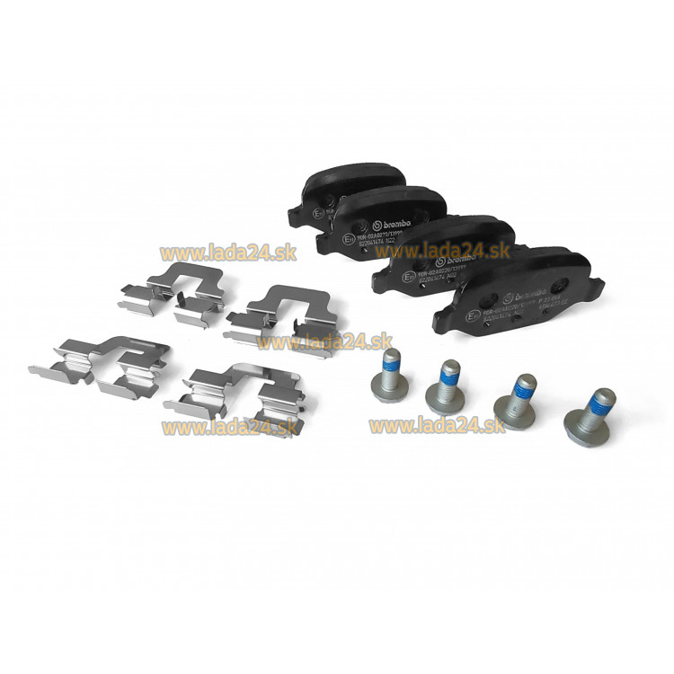 Brzdové doštičky zadné