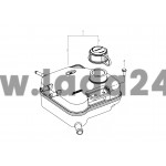 Uzáver nádržky pre chladiacu zmes