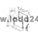 Guma chladiča spodná