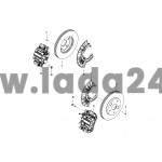 Brzdový kotúč predný