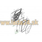 Dvere zadné pravé - kataforéza