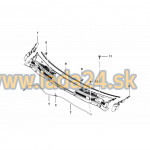 Tryska ostrekovača čelného skla ľavá