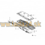 Ochranný kryt motora spodný kompletný