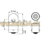 Žiarovka obrysového svetla R5W